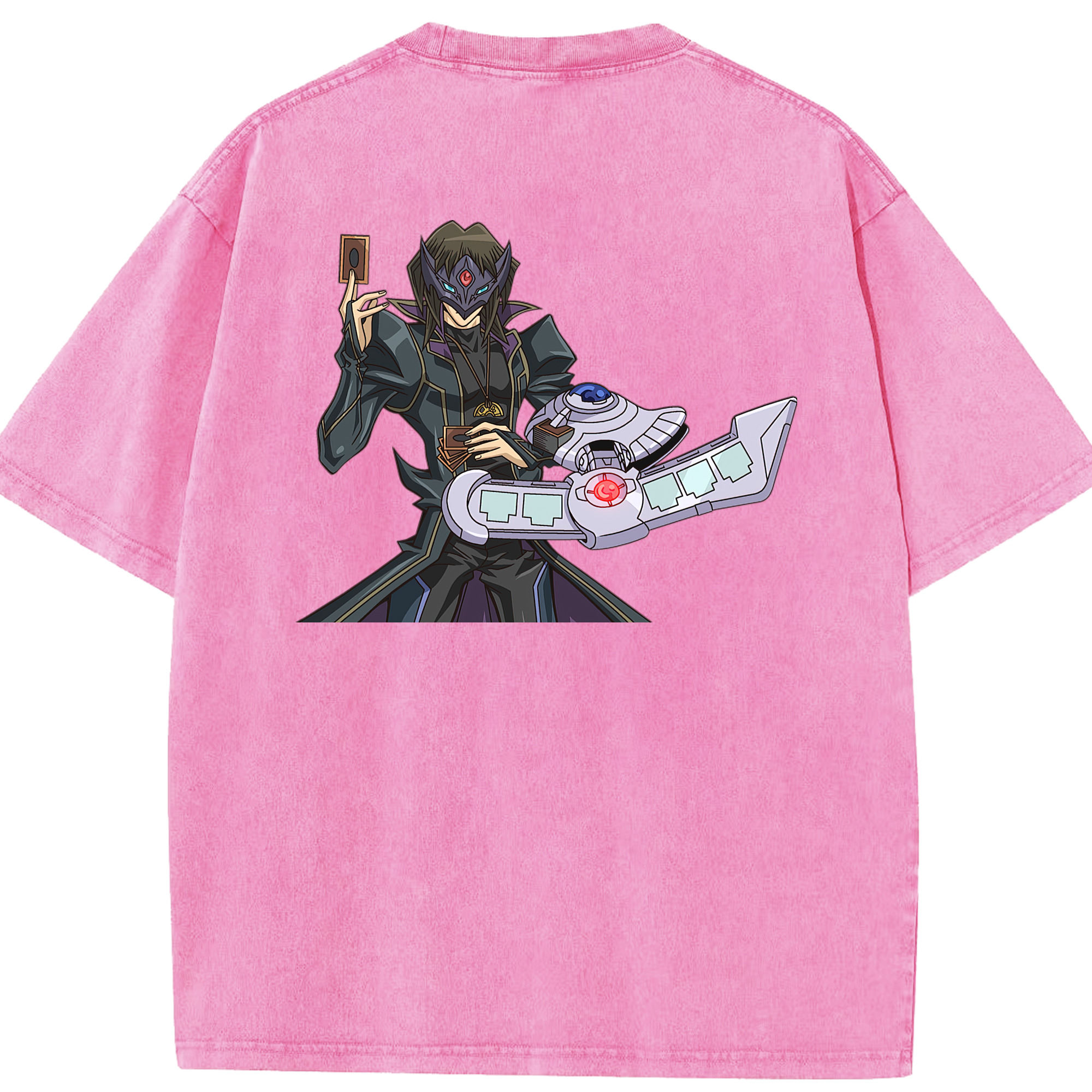 （画像用） 遊☆戯☆王 Yu-Gi-Oh! 綿100% ヴィンテージ風 半袖Tシャツ（背面プリント）